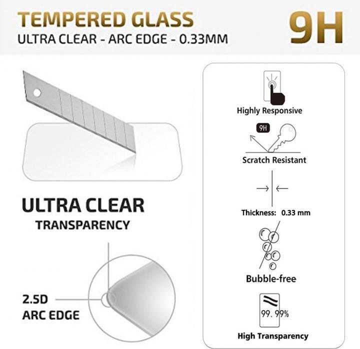 Immagine prodotto Screenguard Motorola Moto G6 Plus Pellicola protettiva in vetro Custodia Design amichevole (1 Pezzo/i, Motorola Moto G6 Plus)