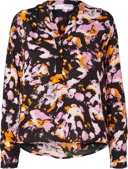 Actual product image Selected Femme Print long sleeve blouse (34)