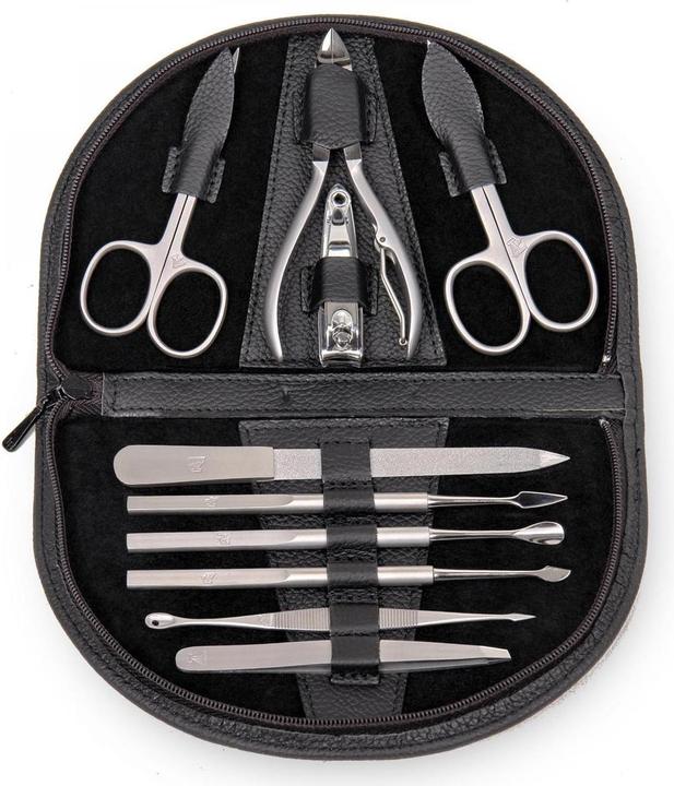 Produktbild Sacher TR850R.1504 - 10-teilig Maniküretui Manikürenset schwarz Leder
