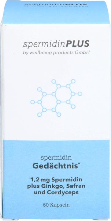 Produktbild SpermidinPlus Spermidin Gedächtnis (60 Stück, Kapseln)