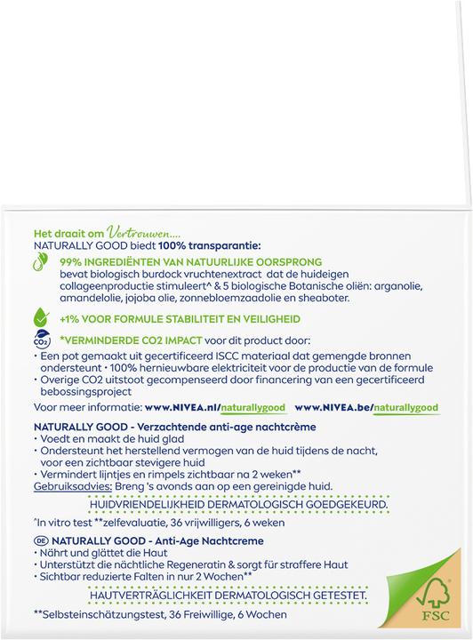 Produktbild NIVEA Naturally Good (50 ml, Nachtcreme)