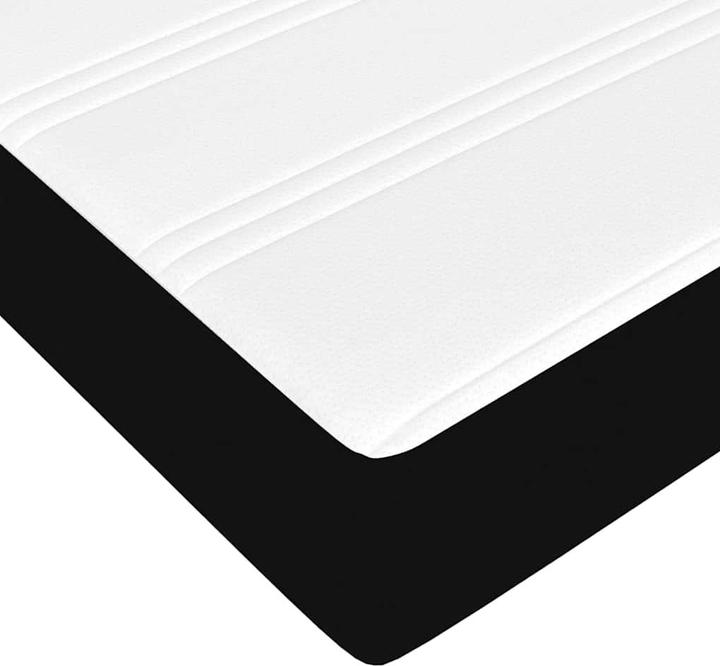 Immagine prodotto VidaXL Ottomana con materasso nero 140x200 cm in tessuto (140 x 200 cm)