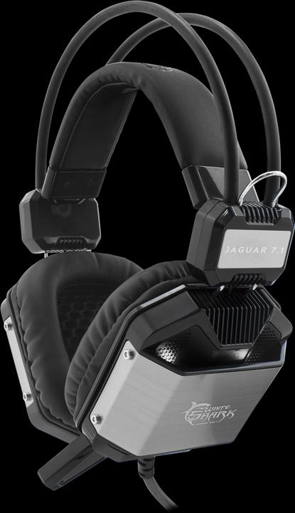 Actual product image White Shark Headset GH-1646 Jaguar-7.1 Black/Silver (Cable)