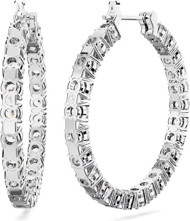 Immagine prodotto Swarovski Matrix Creoles Taglio Rotondo Bianco (Metallo Swarovski)