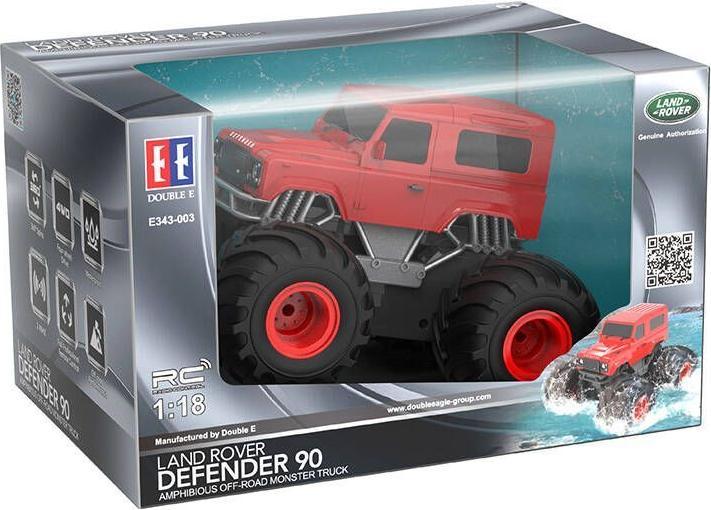 Actual product image Double Remote-controlled car (red) Land Rover (Amphibious) E343-003