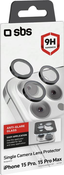 Image du produit SBS Lentilles de protection simples pour l'appareil photo (1 pièce(s), Apple iPhone 15 Plus, Apple iPhone 15)