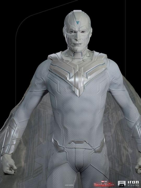 Actual product image Iron Studios WandaVision statuette Legacy Replica 1/4 White Vision 70 cm