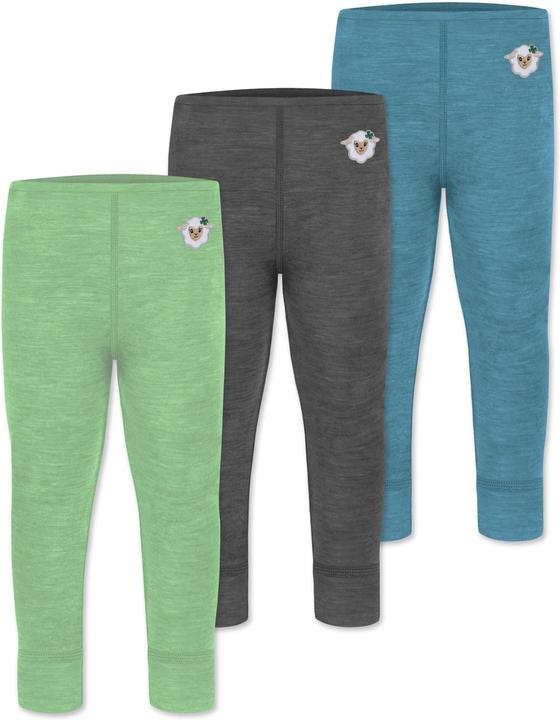 Normani 3er Pack Baby Merino Hose Unterhose „Tihoi" - 9509