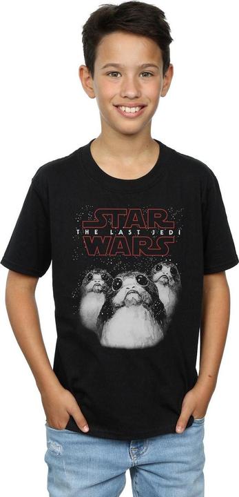 Actual product image Star Wars Boys Porg Cotton T-Shirt (152, 158)
