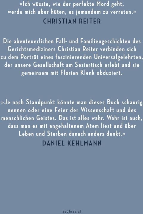 Valori nutrizionali e ingredienti Klenk:Über Leben und Tod (Tedesco, Florian Klenk, 2024)