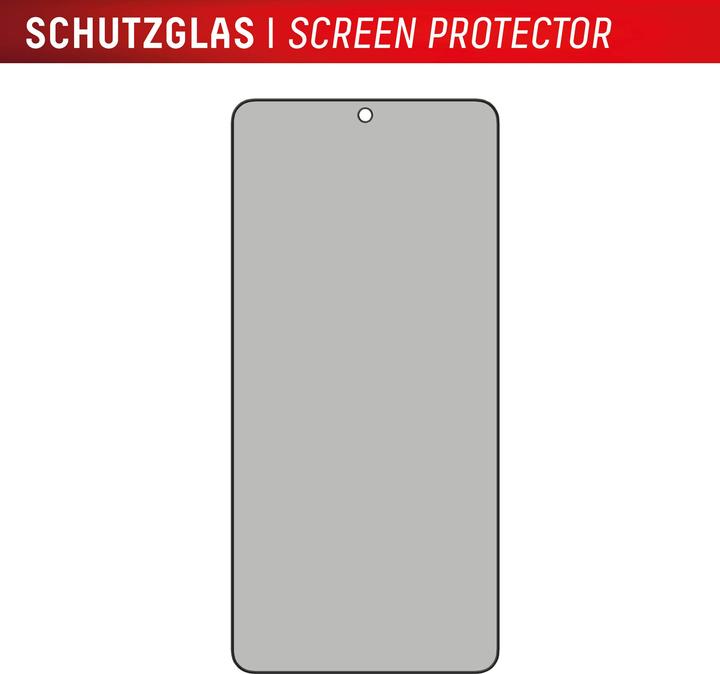 Actual product image Displex Privacy Glass, Privacy Full Cover Panzerglas (1 Piece, Samsung Galaxy S25 Edge)