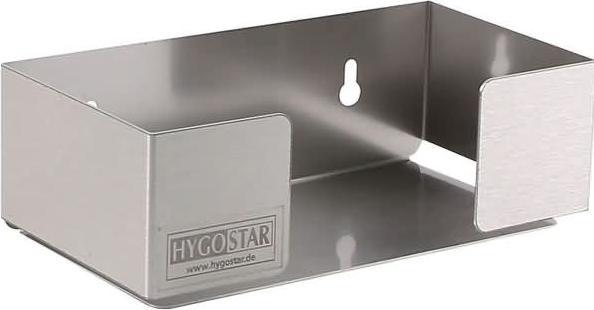 Actual product image Hygostar Dispenser holder mouthguard stainless steel