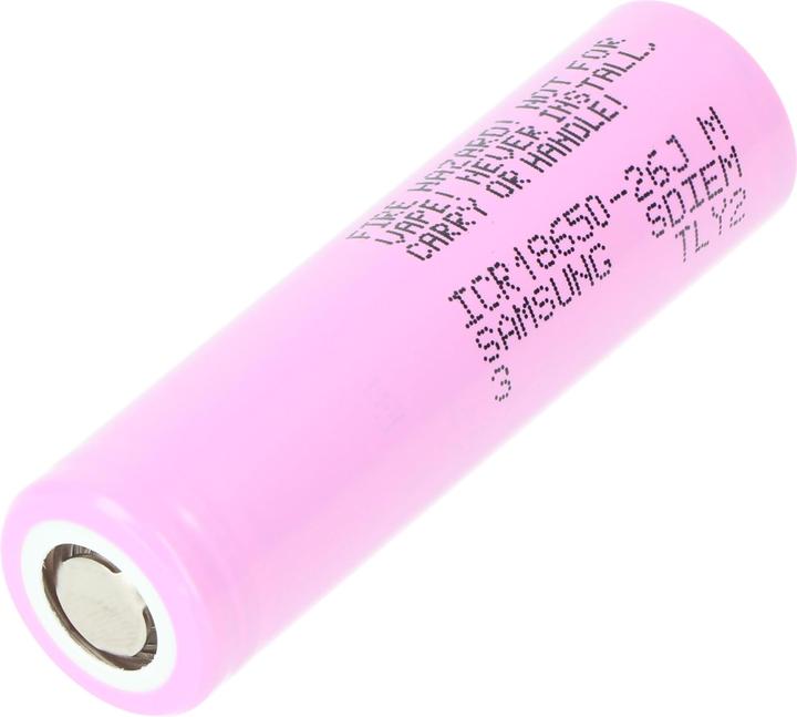 Immagine prodotto Samsung Akku ICR18650-26J ungeschützt (1 pz., 18650, 2603.70 mAh)