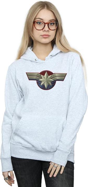 Actual product image Womens/Ladies Captain Chest Emblem Hoodie (M)