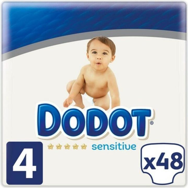Dodot SENSITIVE T4 pañales 9-14 kg 48 uds (Size 4, Pack, 48 Piece)