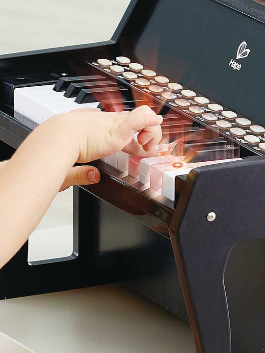 Produktbild Hape Leuchttasten-Piano mit Hocker (Multilingual)