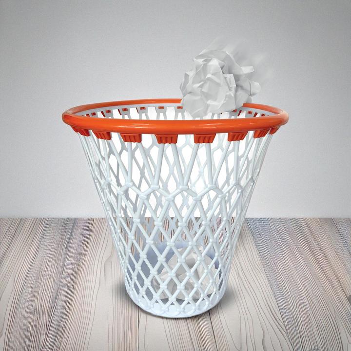 Actual product image Mad Monkey - Waste bin in the shape of a basketball net