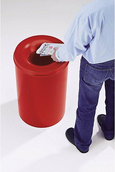 Produktbild Vepa Bins Papierkorb, selbstlöschend, Volumen 30 l, Edelstahl-Korpus (30 l)