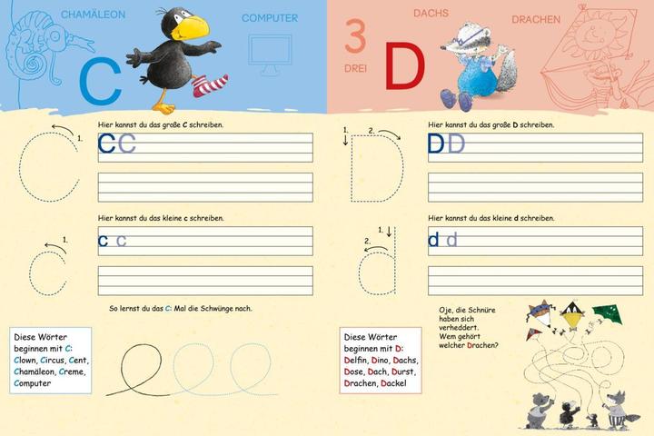 Produktbild Buchstaben schreiben mit dem kleinen Raben Socke (Deutsch, Annet Rudolph, 2017)
