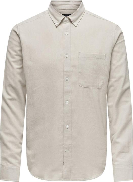 Only & Sons Einfarbiges Langarmhemd
