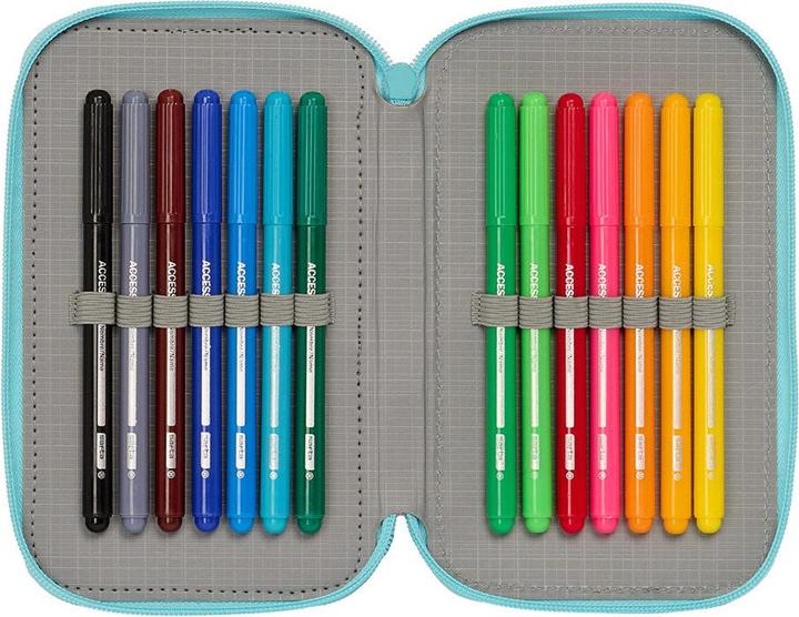 Image du produit Safta Frozen - La Reine des Glaces ""Hello Spring"" - Trousse comprenant crayons, taille-crayons, règle