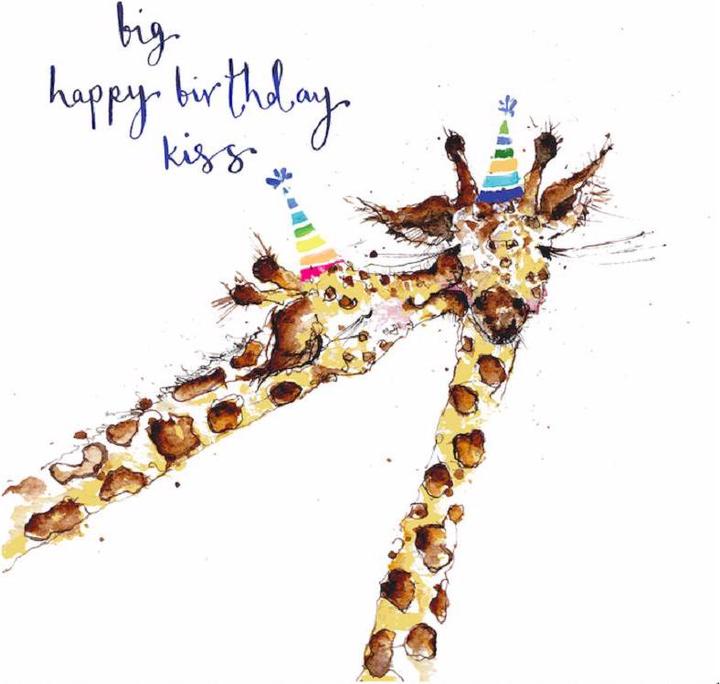 Image du produit Cart Big Happy Birthday Kiss (1 pcs)