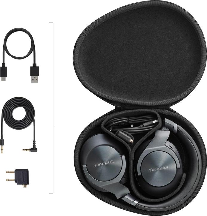 Image du produit Technics EAH-A800E (ANC, 50 h, Sans fil, Filaire)