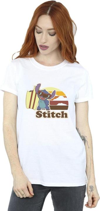 Immagine prodotto Disney Lilo And Stitch Bitten Surfboard Maglietta Ampia Donna (XL)
