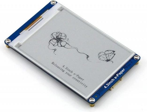 Produktbild WaveShare 800x600 4.3inch e-Ink UART Display
