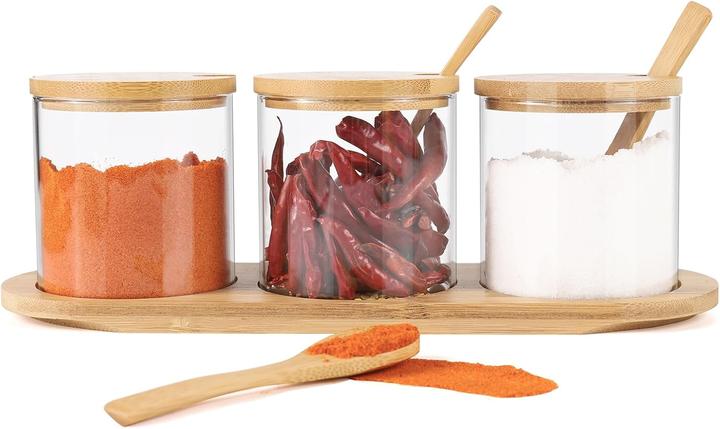 Immagine prodotto Czemo 3-teiliges Gewürzgläser-Set (0.90 l)