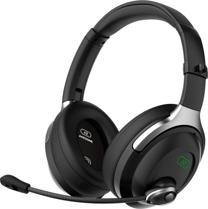 AceZone A-Spire wireless gaming headset black (Wireless, Cable)