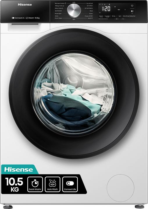 Actual product image Hisense WF3S1043BW3 (10.50 kg, Left)