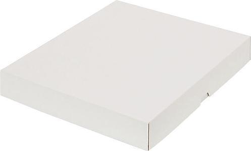 Image du produit kaiserkraft Boîte cloche, deux parties, dim. int. 313 x 254 x 40 mm, A4+, blanc, à partir de (1 x)