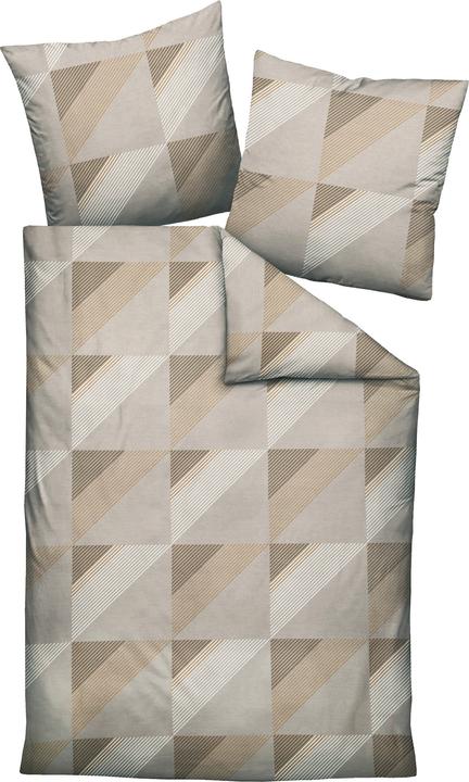 Produktbild Janine Mako-Satin Bettwäsche J.D. 87065 taupe (Duvetbezug, 135x200 cm, 80x80 cm)