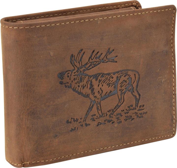 Immagine prodotto Greenburry Portafoglio Hirsch vintage in pelle 12 cm