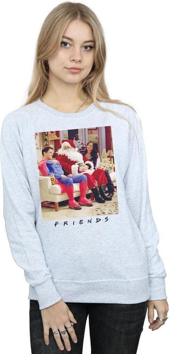 Actual product image Friends Womens/Ladies Superman And Santa Sweatshirt (S)