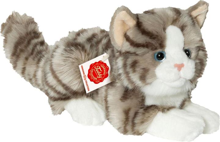 Actual product image Teddy Hermann Cat lying plush toy (20 cm)