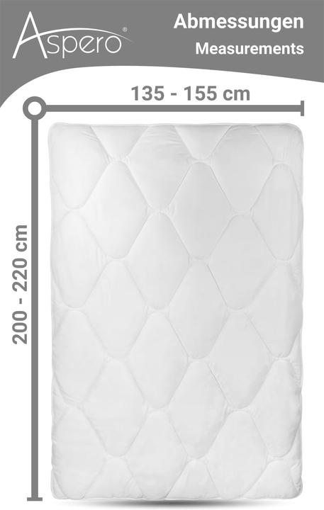 Actual product image Aspero All-season blanket CAEN - 1982 (1940 g, 240 x 220 cm)
