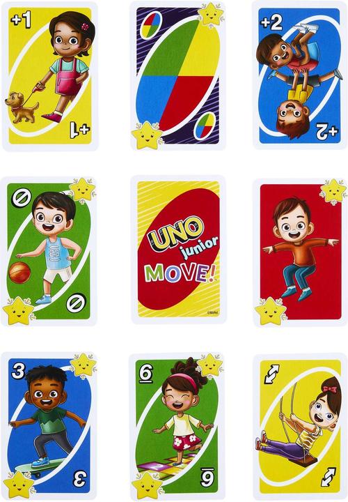 Produktbild Mattel Games UNO Junior Move (Multilingual)