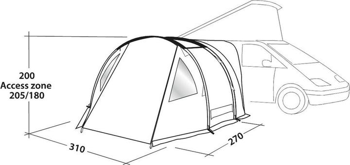 Image du produit Easy Camp Shamrock (Auvent, 8.70 kg, 1 personne)