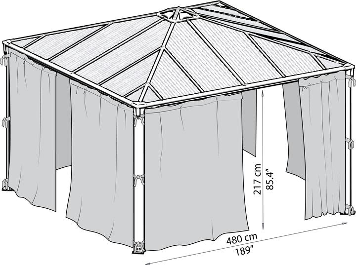Actual product image Palram Curtains (480 cm, 480 cm)