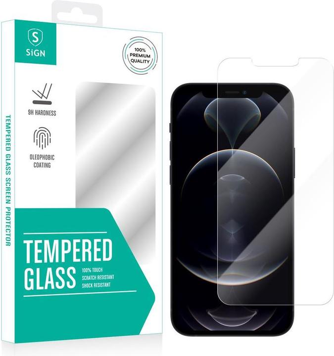 Produktbild SIGN Screen Protector Tempered Glass for iPhone 12 Pro Max (Apple iPhone 12 Pro Max)