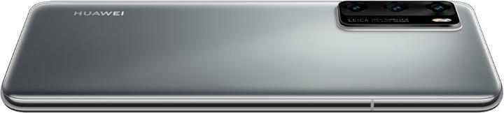 Actual product image Huawei P40 (128 GB, Silver Frost, 6.10", Hybrid Dual SIM + eSIM, 50 Mpx, 5G)