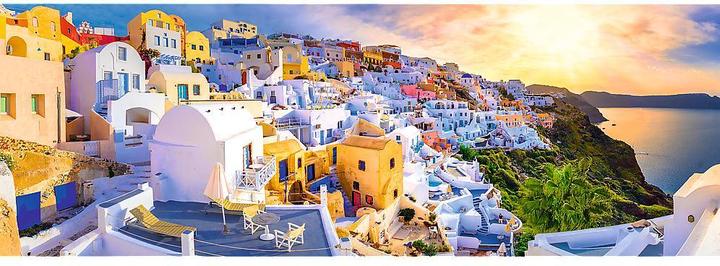 Actual product image Trefl Puzzle 1000el Panorama Sunset on Santorini, Greece 29054 (1000 pieces)