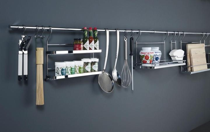 Immagine prodotto OK-Line Porta-tubo con base liscia, effetto acciaio inox zama (1 pz.)