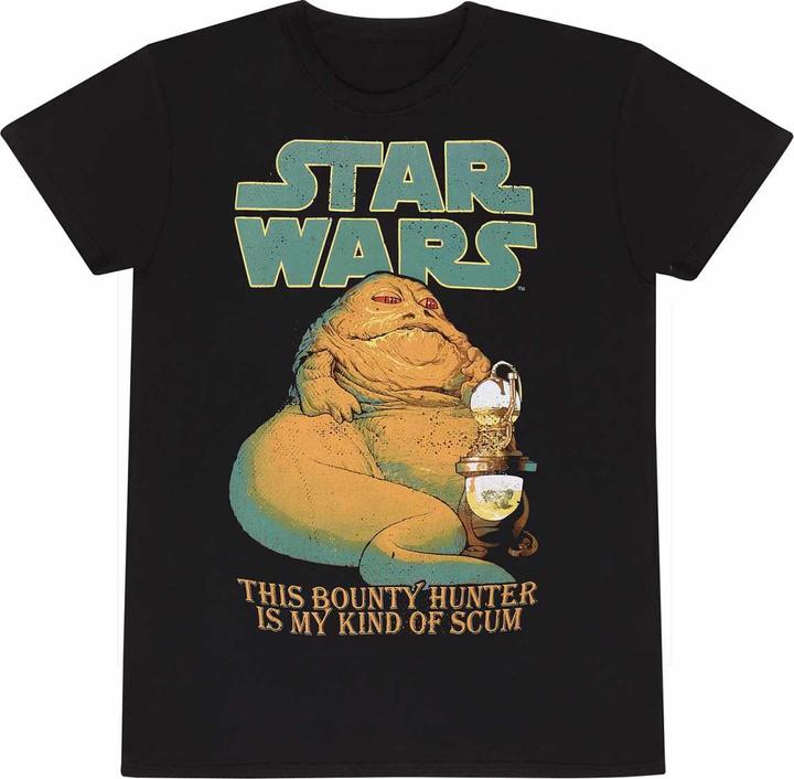 Actual product image Star Wars Unisex Adult My Kind Of Scum Jabba The Hutt T-Shirt (M)