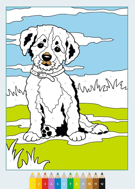 Actual product image Ravensburger CreArt Painting by numbers from 5: Animal children