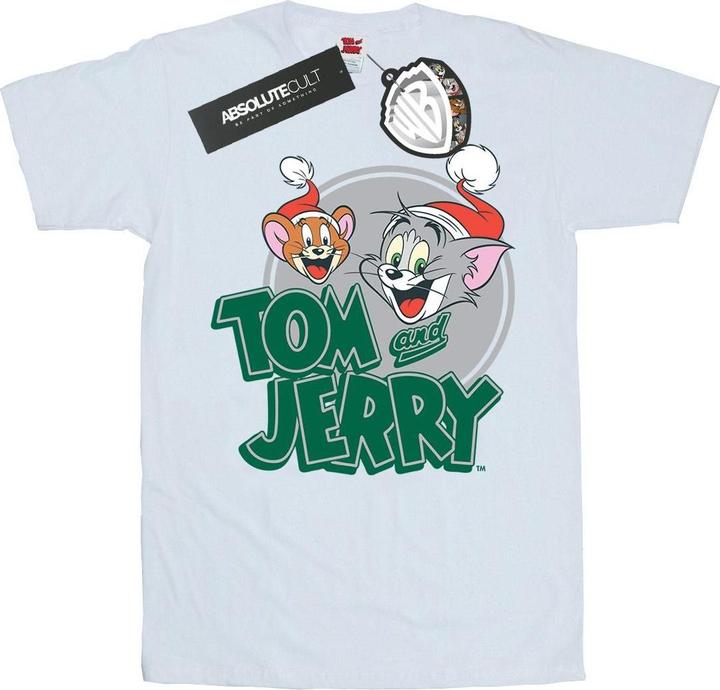 Immagine prodotto Tom & Jerry Christmas Greetings Maglietta Ampia Donna (M)