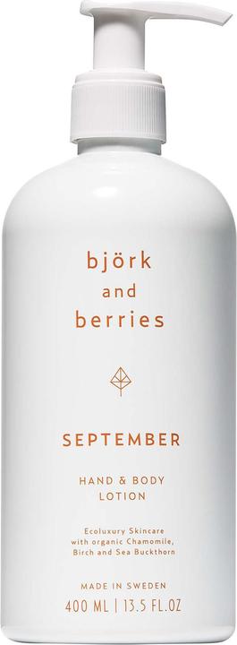 Björk & Berries September Hand & Body Lotion (Körperlotion, 400 ml)