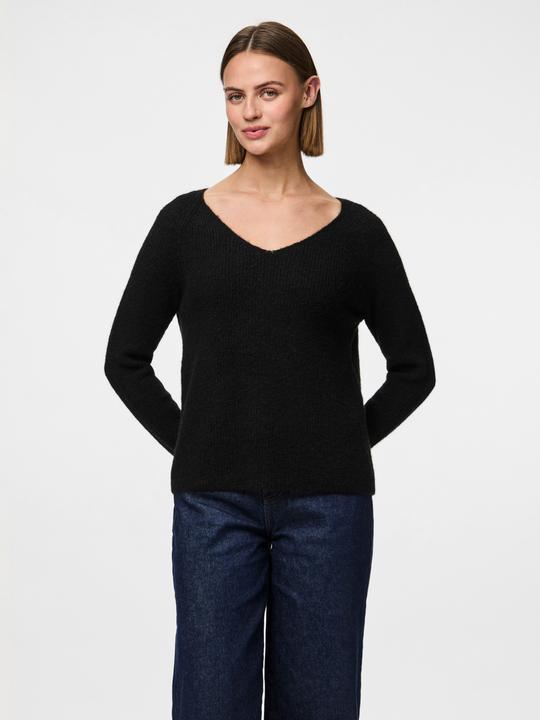 Actual product image Pieces V-neck knit sweater (L)